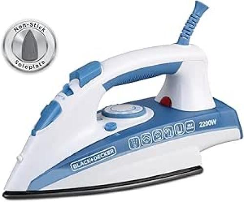 كاوية بخار 0 2200 واط بلاك اند ديكر 2200W STEAM IRON WITH NO
