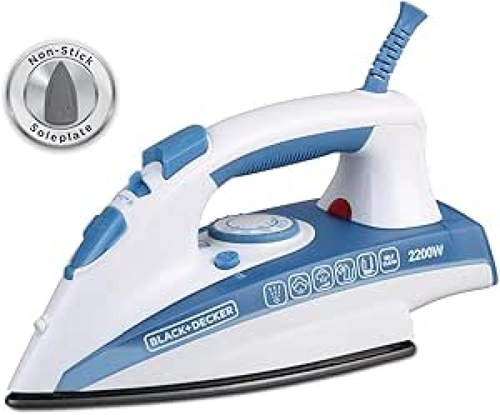كاوية بخار 0 2200 واط بلاك اند ديكر 2200W STEAM IRON WITH NO — صورة 2