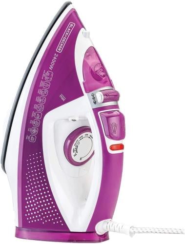 كاوية بخار 0 2400 واط بلاك اند ديكر 2400W STEAM IRON WITH CE