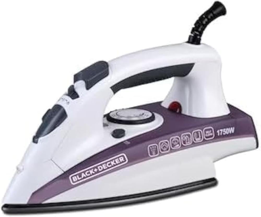 كاوية بخار 0 1750 واط بلاك اند ديكر 1750W STEAM IRON WITH NO — صورة 2