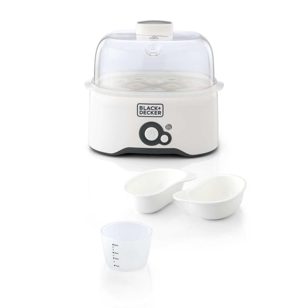 طباخة بيض ابيض 280 واط بلاك اند ديكر EGG COOKER 6 بيضات · EG200-B5 - الصورة 2