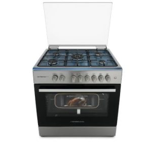 جنرال ألفا فرن غاز تركي مع مروحتين - 90x60 سم - 5 عيون - T9503