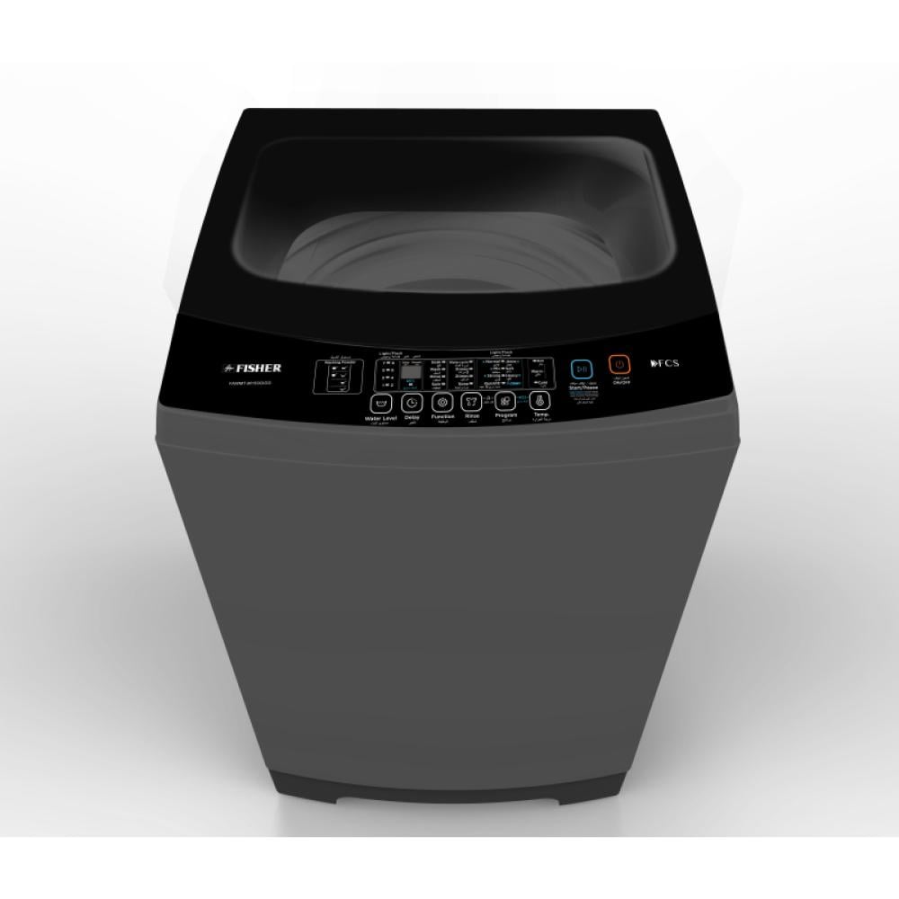 فيشر غسالة أوتوماتيك 15 كغ - تحميل علوي - فضي - FAWMT-M150GIDD