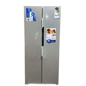 كي إل جي ثلاجة بابين دولابي 367 لتر - 13 قدم مكعب - فضي - kLG-580NR