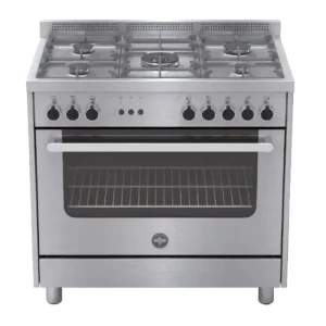 طباخ غاز لاجيرمانيا بفرن غاز ومروحة، شبك ثقيل، 100×60 سم · RIS105C81BX