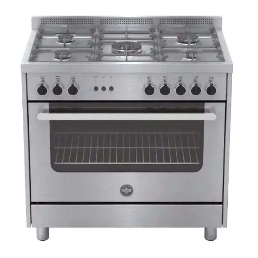 طباخ غاز لاجيرمانيا بفرن غاز ومروحة، شبك ثقيل، 100×60 سم · RIS105C81BX
