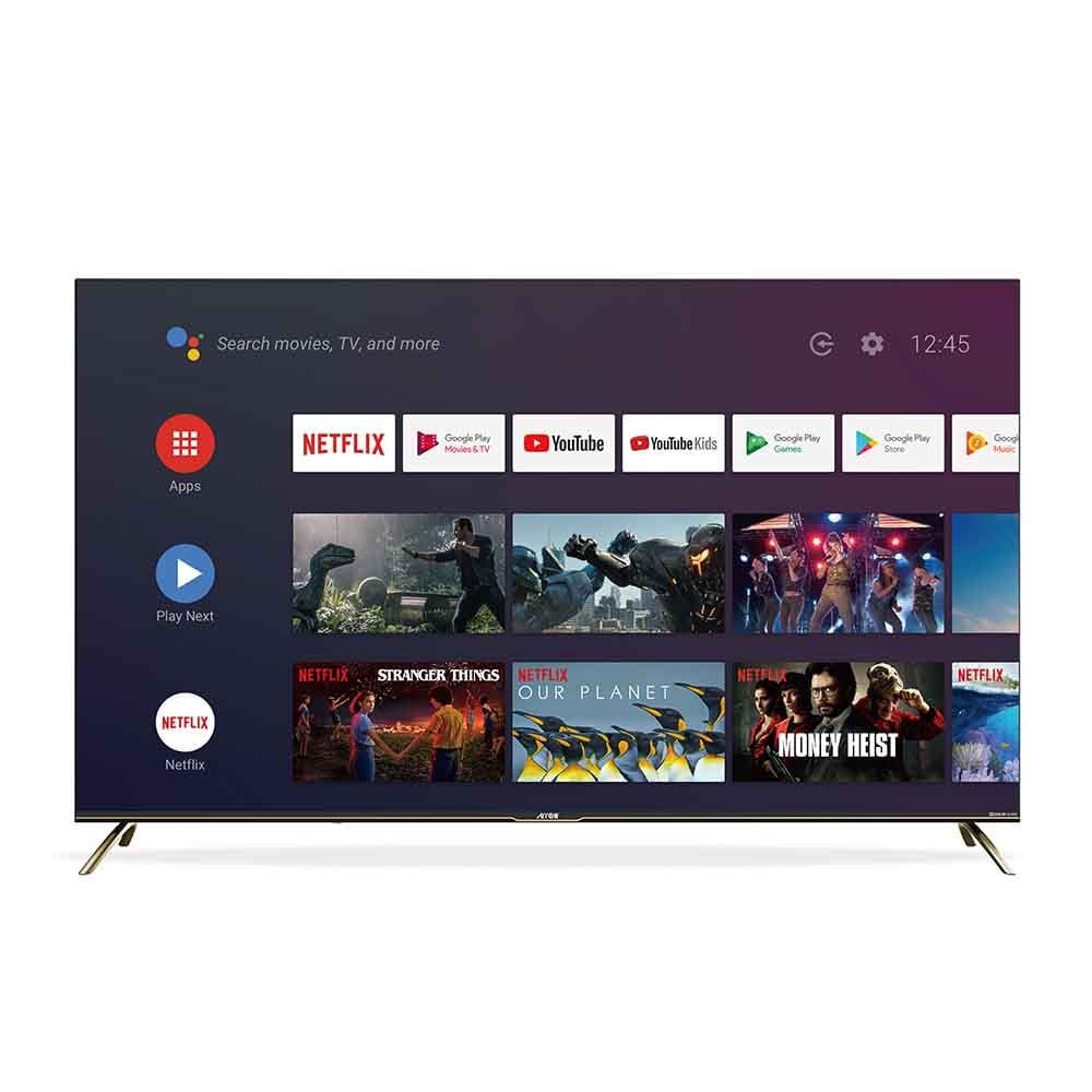 أرو شاشة 65 بوصة سمارت 4K UHD - QLED - أندرويد 9.0 - موديل RO-65LCQ