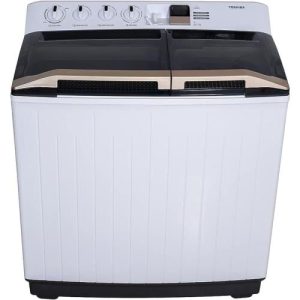 توشيبا غسالة حوضين 12 كغ - 980 دورة في الدقيقة - أبيض - VH-K130WBB