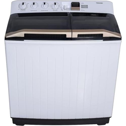 توشيبا غسالة حوضين 12 كغ - 980 دورة في الدقيقة - أبيض - VH-K130WBB