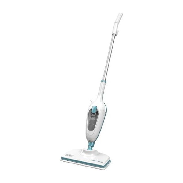 ممسحة بخار ابيض/ازرق 1300 واط بلاك اند ديكر 1300W STEAM-MOP مع ساخن · FSM13E1-B5